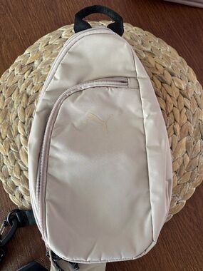 Puma Light Cream Sling Pack with Subtle Logo